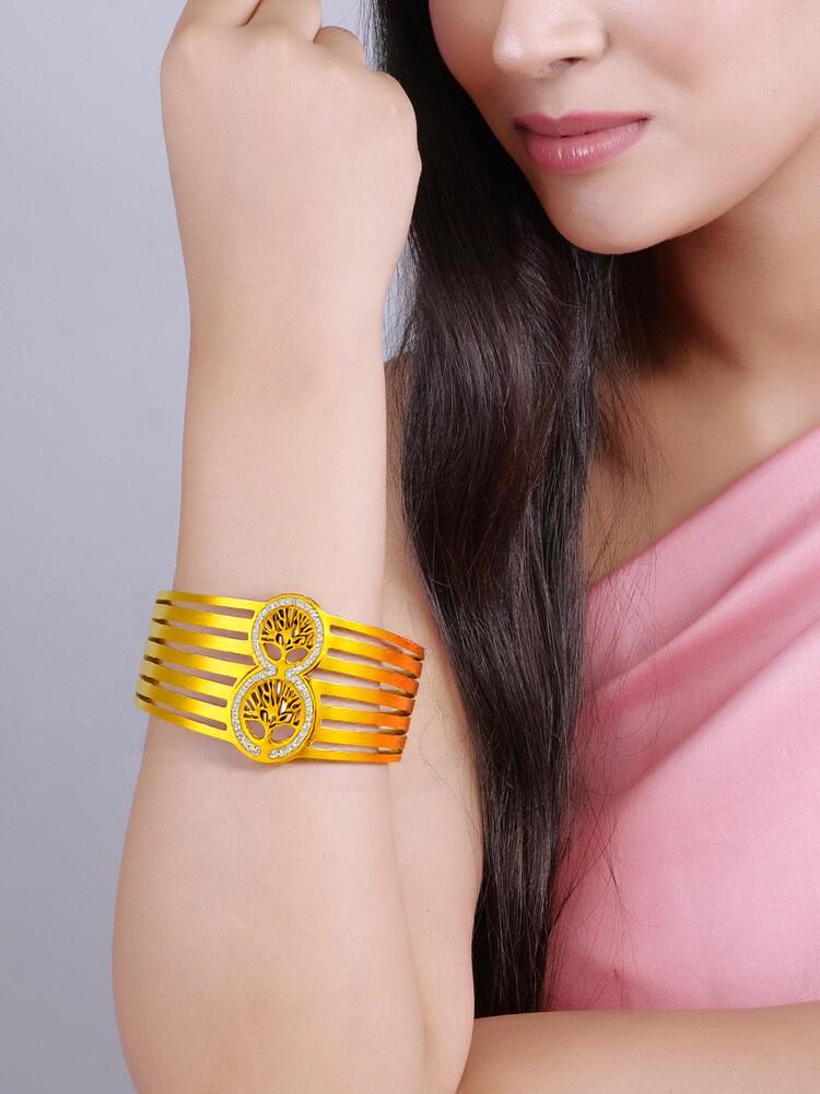 18K gold Plated Double Tree of Life Bracelet