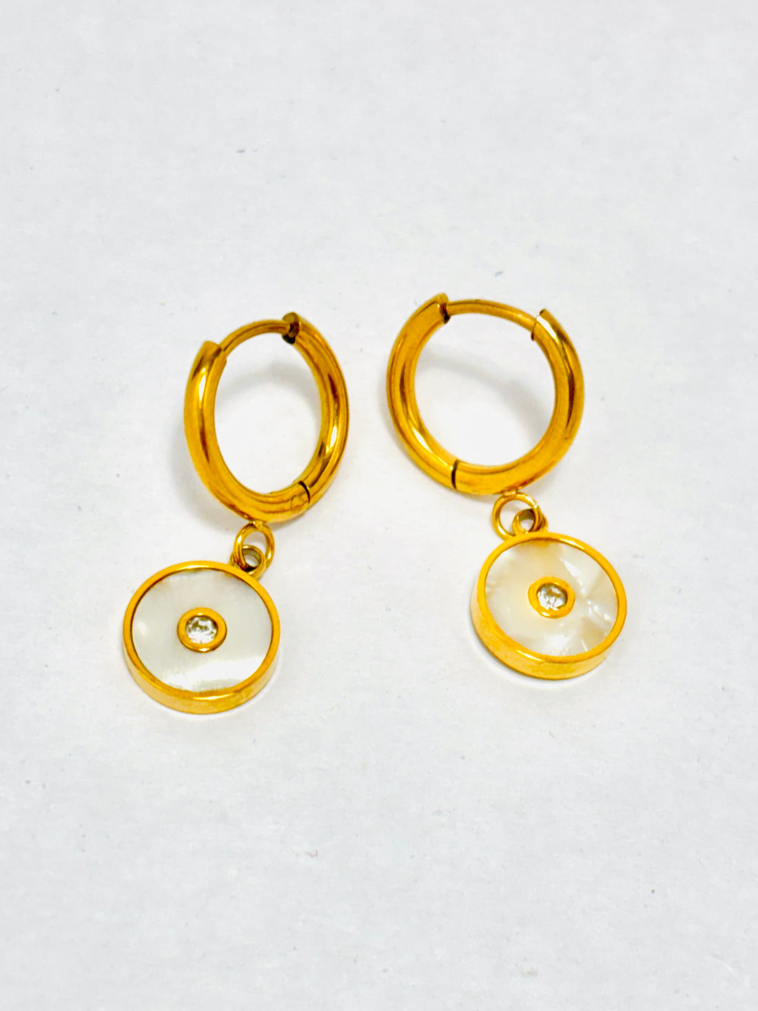 Golden Radiance Charm Earrings
